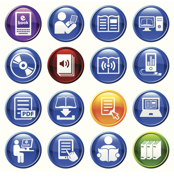 现代阅读16 Primo版税免费矢量图标集图片下载