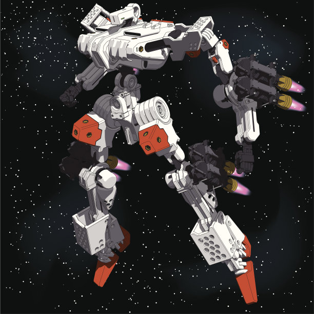 空间装甲装载机(高机动套件)[左前视图]图片下载