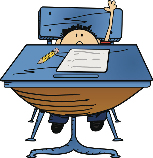 卡通儿童举手图片下载