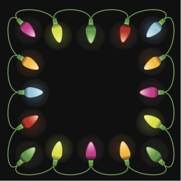 圣诞灯图片下载