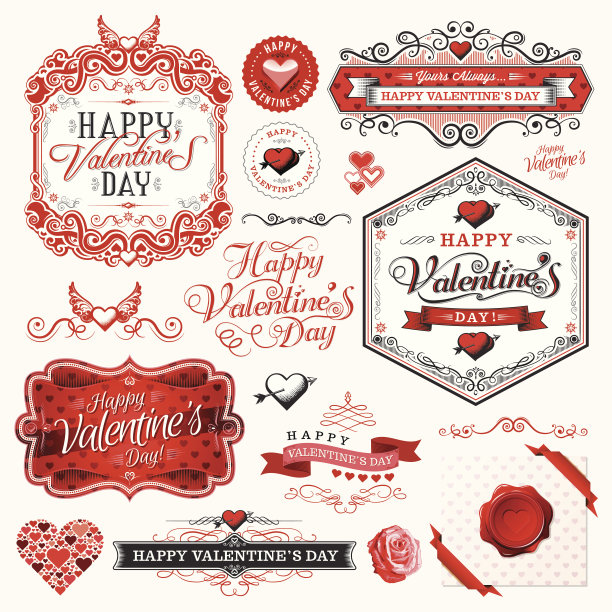 情人节的标签图片下载
