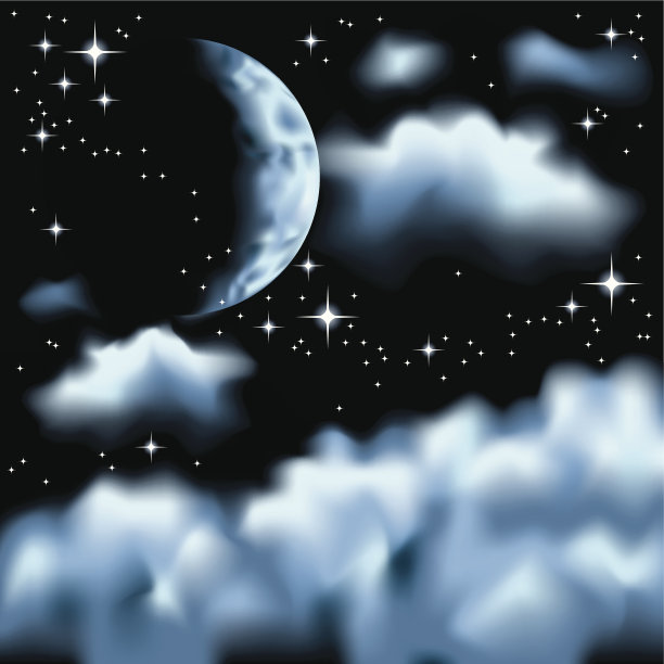 美丽的冬月图片下载