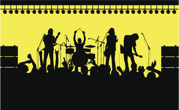 摇滚音乐会(矢量)图片下载