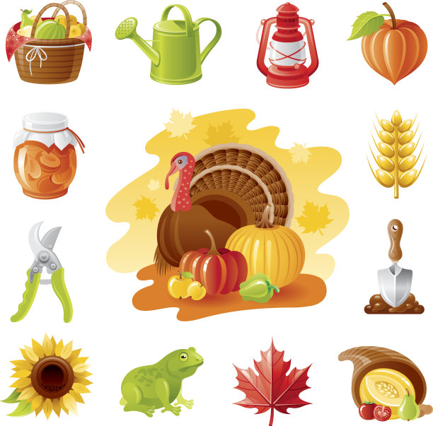 秋天园艺图标图片下载