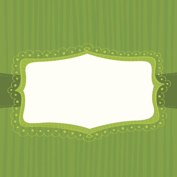 手绘绿旗图片下载