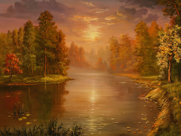 森林插画素材ID：151912042