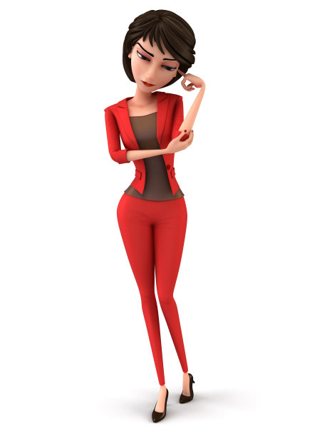 困惑的女商人图片下载