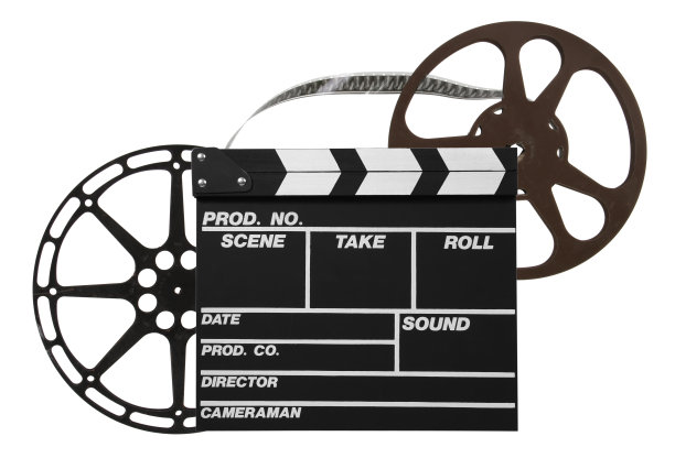 胶片卷轴和拍片器素材图片