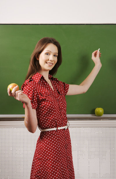 老师与苹果图片下载