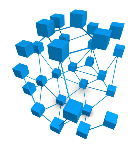 复杂的网络插图连接框图片下载