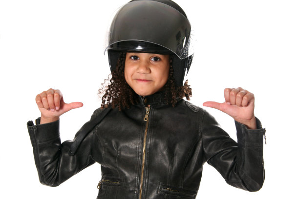 摩托车的女孩图片下载