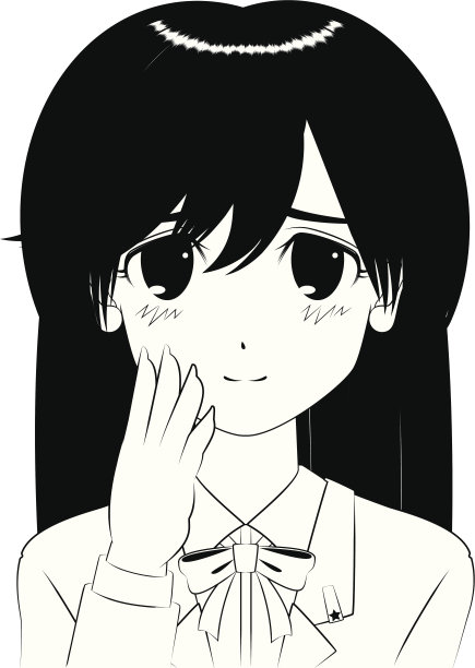 日本漫画风格[困惑的表情]大纲插图图片下载