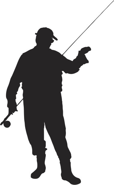 渔夫轮廓图片下载