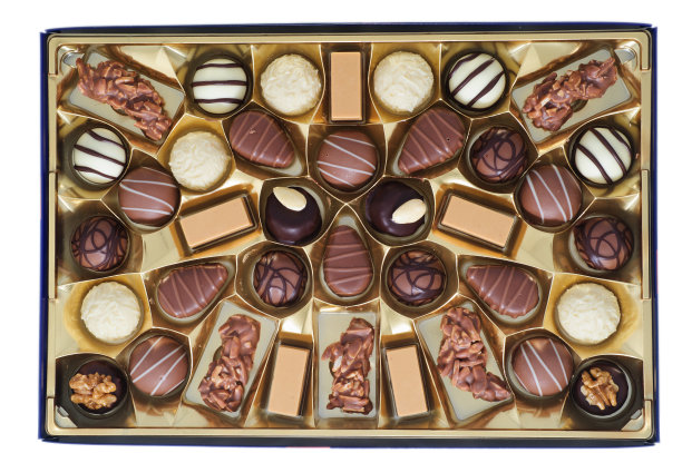 巧克力糖果从天而降图片下载