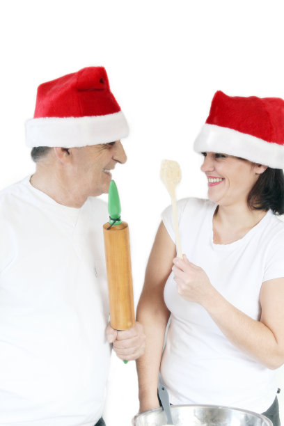 家庭圣诞烹饪图片下载
