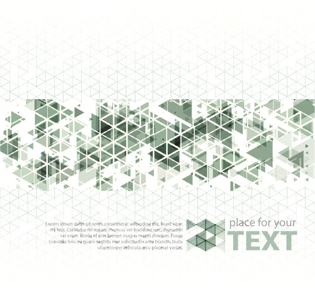 抽象颜色三角形设计向量图片下载