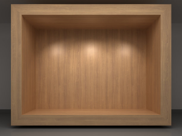 3 d木玻璃橱窗图片下载