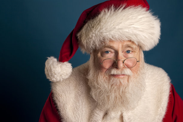 真正忧郁的圣诞老人的照片图片下载