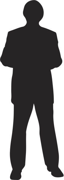 商人轮廓图片下载