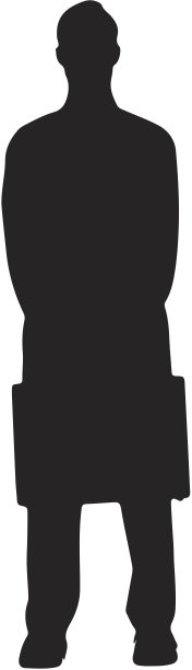 商人轮廓图片下载