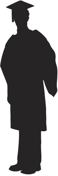 毕业的剪影图片下载