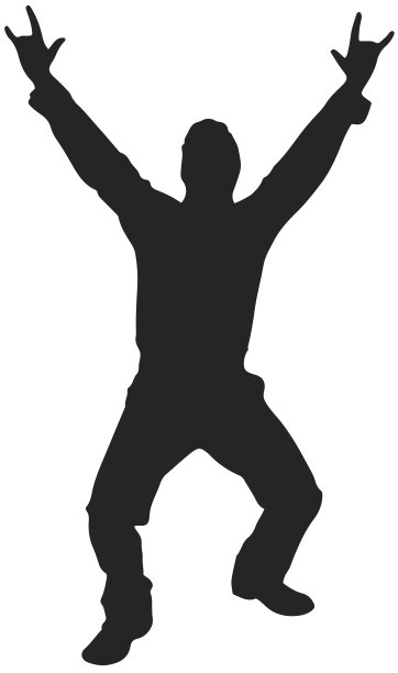 摇摆人轮廓图片下载