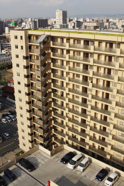 日本大阪的公寓楼图片下载