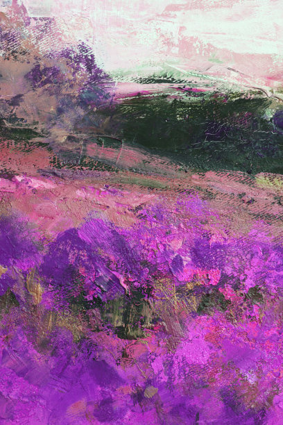 普罗旺斯的花油画图片下载