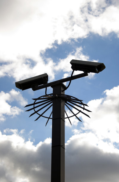 监控摄像头的部分剪影图片下载