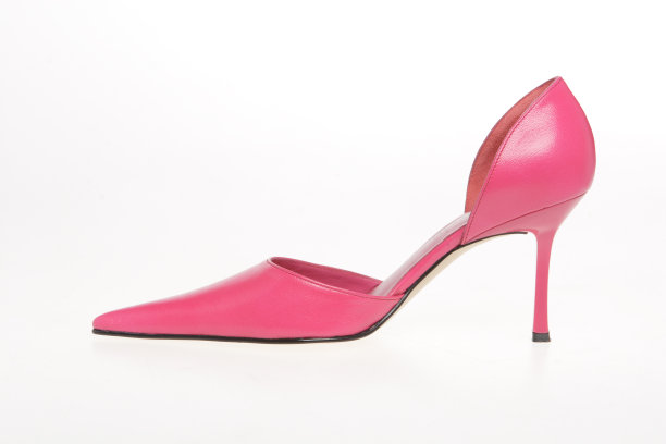 粉红色高跟鞋图片下载