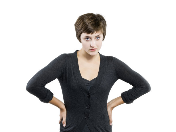 严肃的女人图片下载