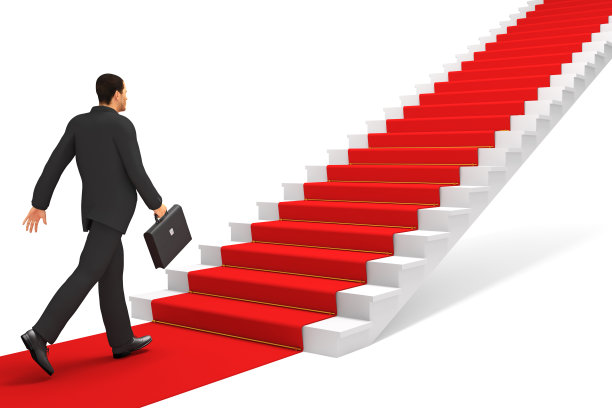 爬楼梯的商人图片下载