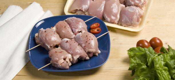 鸡肉leg-chopped牛排图片下载