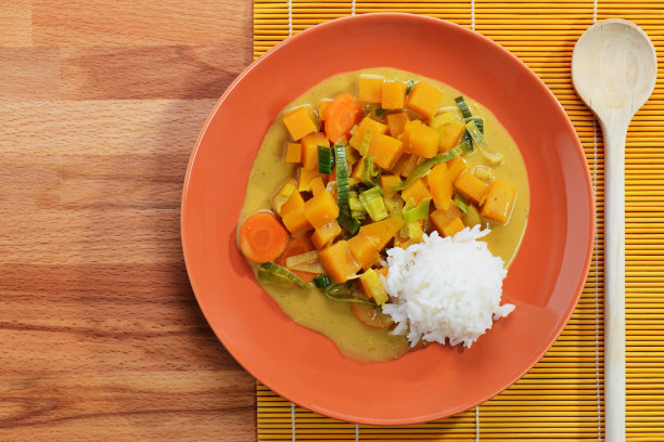南瓜卡罗咖喱饭图片下载