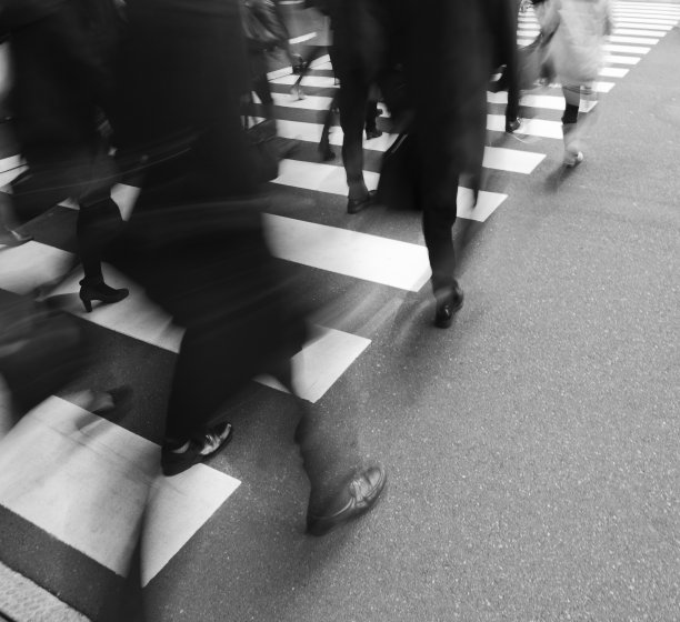 通勤的风景图片下载