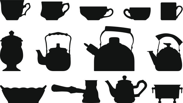 茶壶和茶杯图片下载