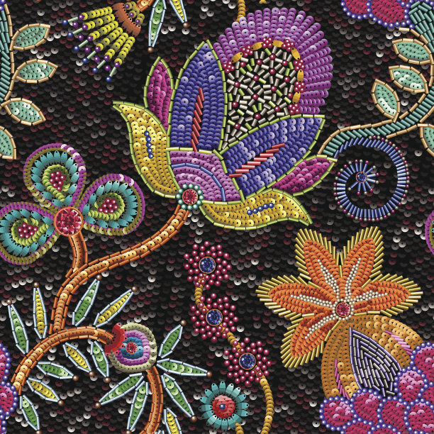 亮片无缝模式。图片下载