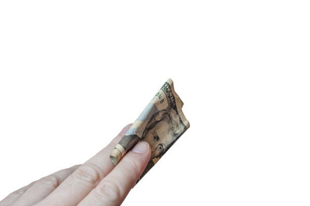 用一张20美元的钞票付款图片下载