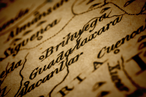 古地图上的瓜达拉哈拉图片下载