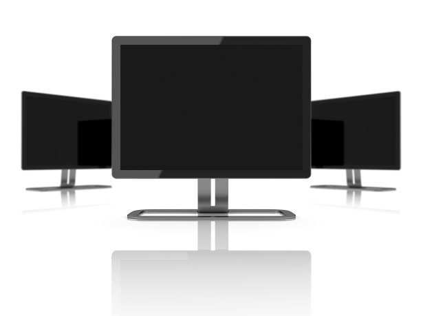 空的Pc显示器屏幕图片下载