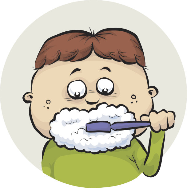 刷牙图片下载