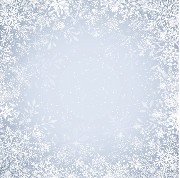 背景有很多雪花图片下载