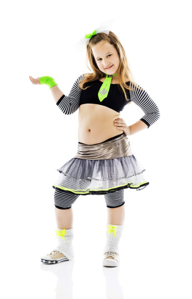 可爱的小舞蹈家。图片下载