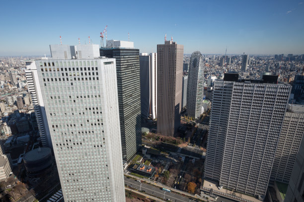日本东京的城市景观图片下载