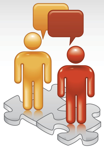 拼图的讨论图片下载