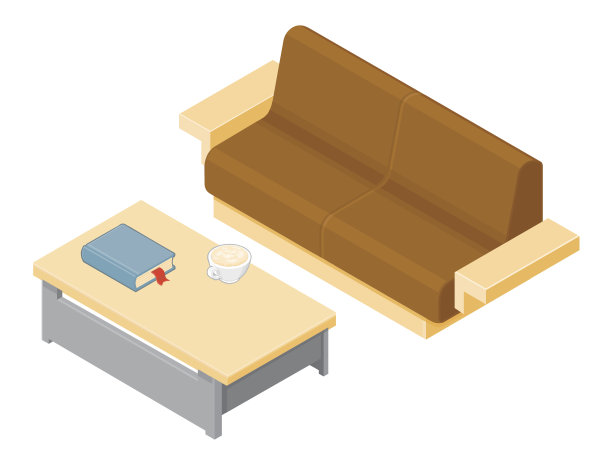 沙发和咖啡桌图片下载