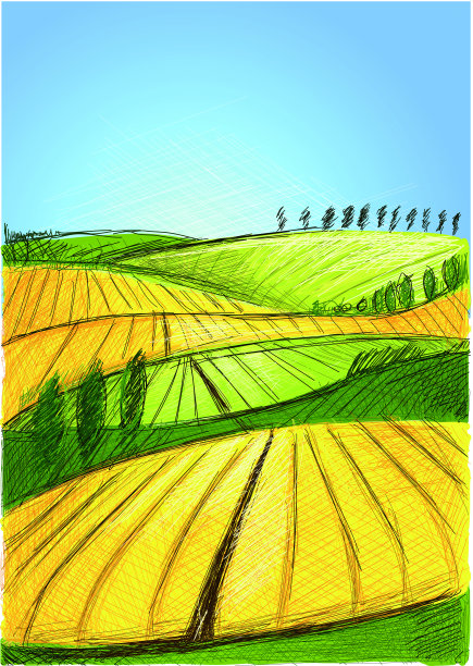 夏天山图片下载