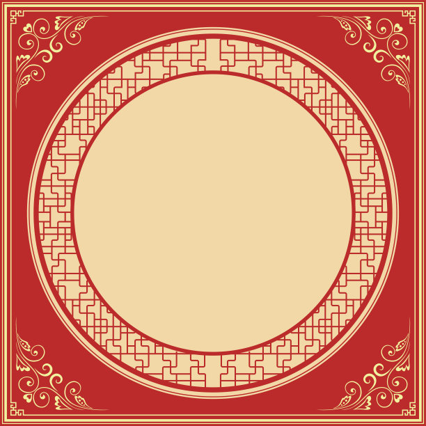矢量中国节日框架背景图片下载