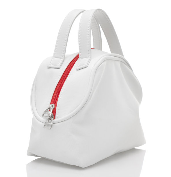 白色有把手的化妆包图片下载