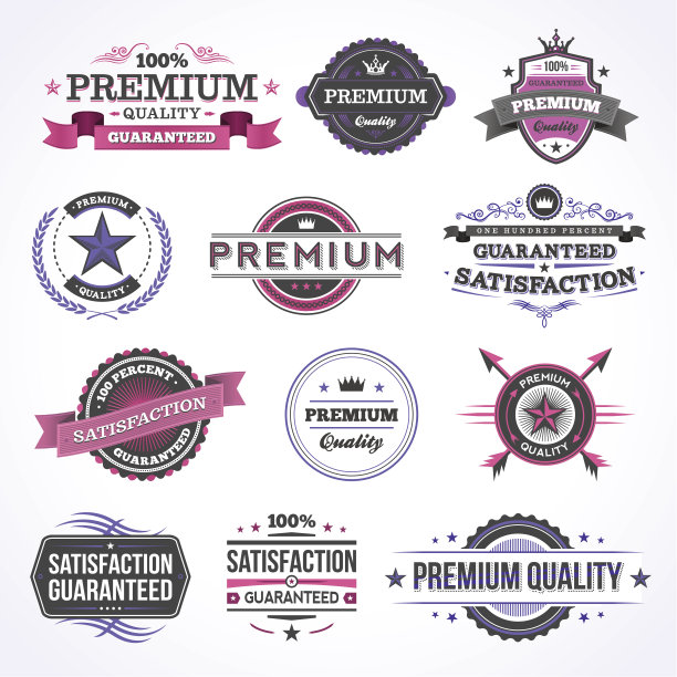 混合复古元素-紫色和紫色图片下载